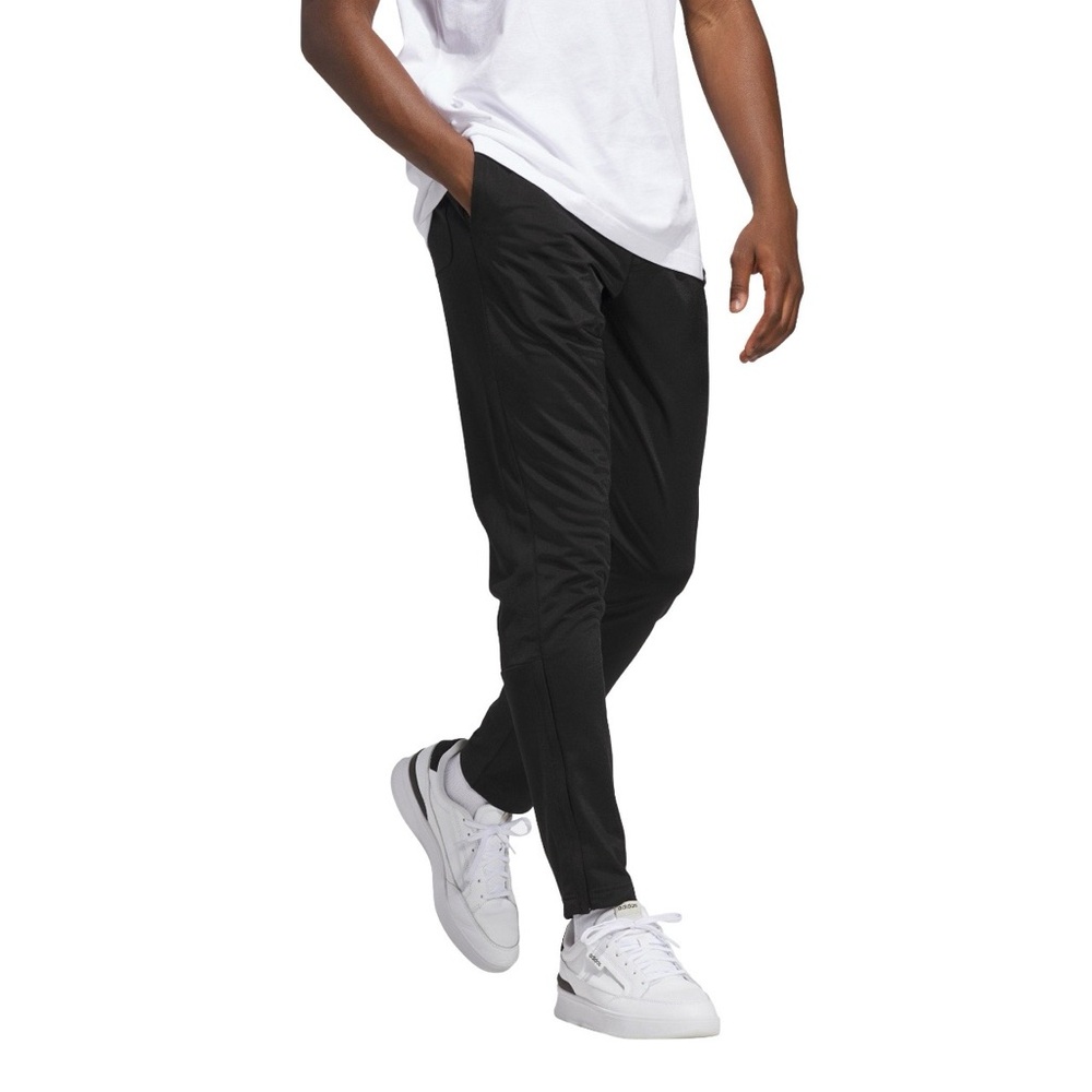 adidas Black Men’s Athletic Tricot Track Joggers